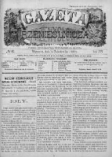 Gazeta Rzemieślnicza : pismo tygodniowe wychodzi co sobota. 1899, nr 42