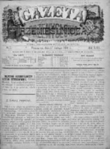 Gazeta Rzemieślnicza : pismo tygodniowe wychodzi co sobota. 1900, nr 7
