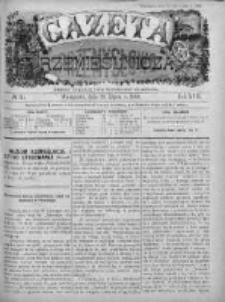 Gazeta Rzemieślnicza : pismo tygodniowe wychodzi co sobota. 1900, nr 30