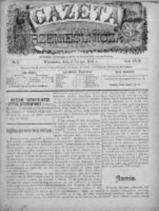 Gazeta Rzemieślnicza : pismo tygodniowe wychodzi co sobota. 1901, nr 5