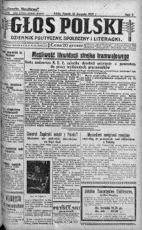 Głos Polski : dziennik polityczny, społeczny i literacki 12 sierpień 1927 nr 220