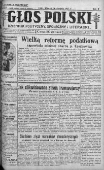 Głos Polski : dziennik polityczny, społeczny i literacki 16 sierpień 1927 nr 223
