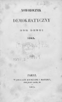 Noworocznik Demokratyczny 1843