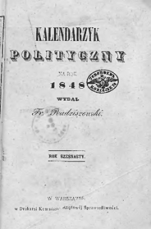 Kalendarzyk Polityczny na Rok 1848