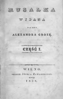 Rusałka na Rok 1838