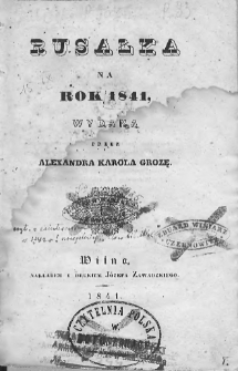 Rusałka na Rok 1841