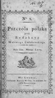 Pszczoła Polska. 1820. T. I, nr 2