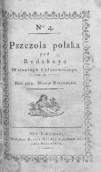 Pszczoła Polska. 1820. T. I, nr 4