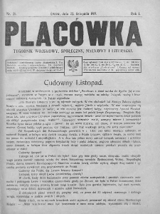 Placówka : tygodnik wojskowy, społeczny, naukowy i literacki. 1919, nr 28