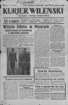 Kurjer Wileński. Niezależny dziennik demokratyczny. 1935, nr 89