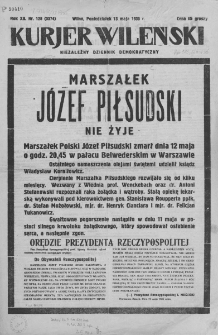 Kurjer Wileński. Niezależny dziennik demokratyczny. 1935, nr 128