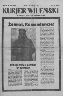 Kurier Wileński. Niezależny dziennik demokratyczny. 1935, nr 134