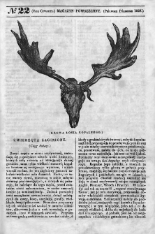 Magazyn Powszechny : dziennik użytecznych wiadomości. 1837, nr 22