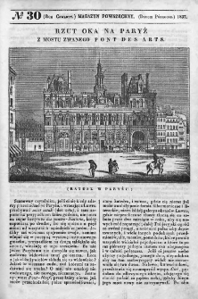 Magazyn Powszechny : dziennik użytecznych wiadomości. 1837, nr 30