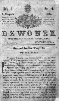 Dzwonek. Pismo dla ludu. 1859. T.1. Nr 4
