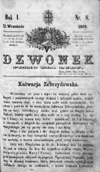 Dzwonek. Pismo dla ludu. 1859. T.1. Nr 8