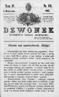 Dzwonek. Pismo dla ludu. 1861. T.4. Nr 10