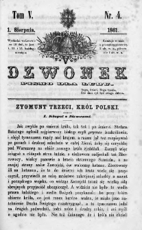 Dzwonek. Pismo dla ludu. 1861. T.5. Nr 4
