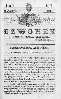 Dzwonek. Pismo dla ludu. 1861. T.5. Nr 9