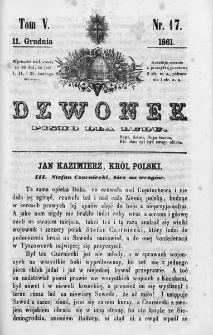 Dzwonek. Pismo dla ludu. 1861. T.5. Nr 17