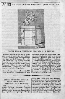 Magazyn Powszechny : dziennik użytecznych wiadomości. 1837, nr 33