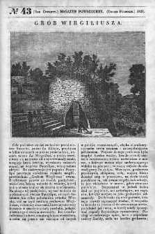 Magazyn Powszechny : dziennik użytecznych wiadomości. 1837, nr 43