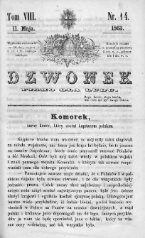 Dzwonek. Pismo dla ludu. 1863. T.8. Nr 14