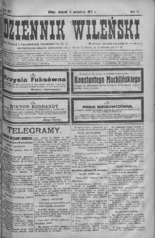 Dziennik Wileński. 1917. Nr 207