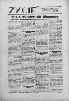 Życie. Bezpłatny naukowo-popularny ilustrowany dodatek "Dziennika Wileńskiego". 1928. Nr 27