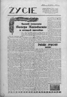 Życie. Bezpłatny naukowo-popularny ilustrowany dodatek "Dziennika Wileńskiego". 1928. Nr 50