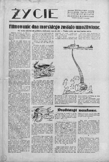 Życie. Bezpłatny naukowo-popularny ilustrowany dodatek "Dziennika Wileńskiego". 1929. Nr 4