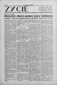 Życie. Bezpłatny naukowo-popularny ilustrowany dodatek "Dziennika Wileńskiego". 1930. Nr 11
