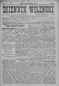 Dziennik Wileński. 1918. Nr 4