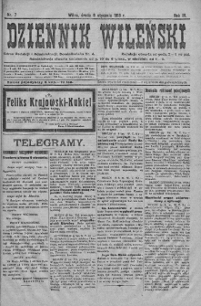 Dziennik Wileński. 1918. Nr 7