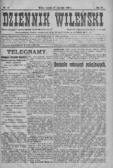 Dziennik Wileński. 1918. Nr 10