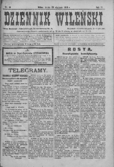 Dziennik Wileński. 1918. Nr 19