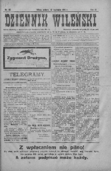 Dziennik Wileński. 1918. Nr 86
