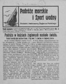 Żeglarz Polski. 1923. Dodatek Ilustrowany nr 2