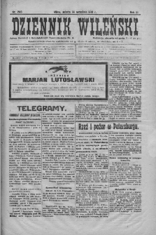 Dziennik Wileński. 1918. Nr 208