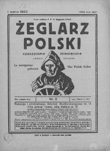 Żeglarz Polski. 1923. Nr 2