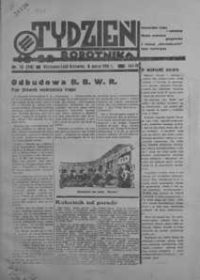 Tydzień Robotnika 8 marzec R. 4. 1936 nr 12