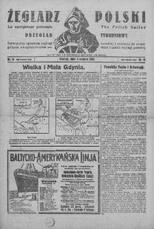 Żeglarz Polski. 1923. Nr 14