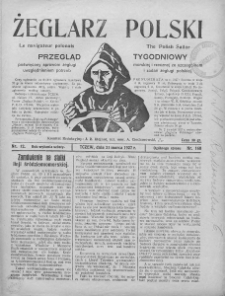 Żeglarz Polski. 1927. Nr 12