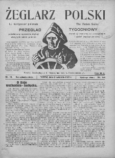 Żeglarz Polski. 1927. Nr 13