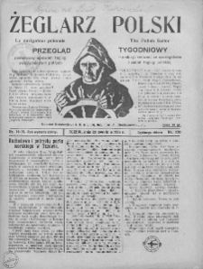 Żeglarz Polski. 1927. Nr 14-15