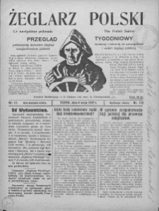 Żeglarz Polski. 1927. Nr 17
