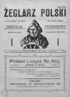 Żeglarz Polski. 1928. Nr 1