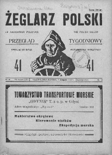 Żeglarz Polski. 1927. Nr 41