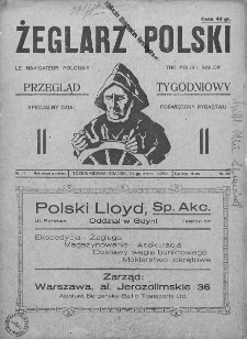 Żeglarz Polski. 1928. Nr 11