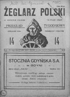 Żeglarz Polski. 1928. Nr 14
